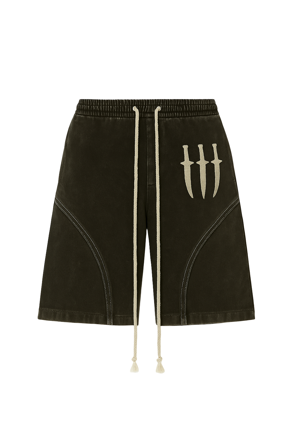 DRT SHORT DENIM -BLACK